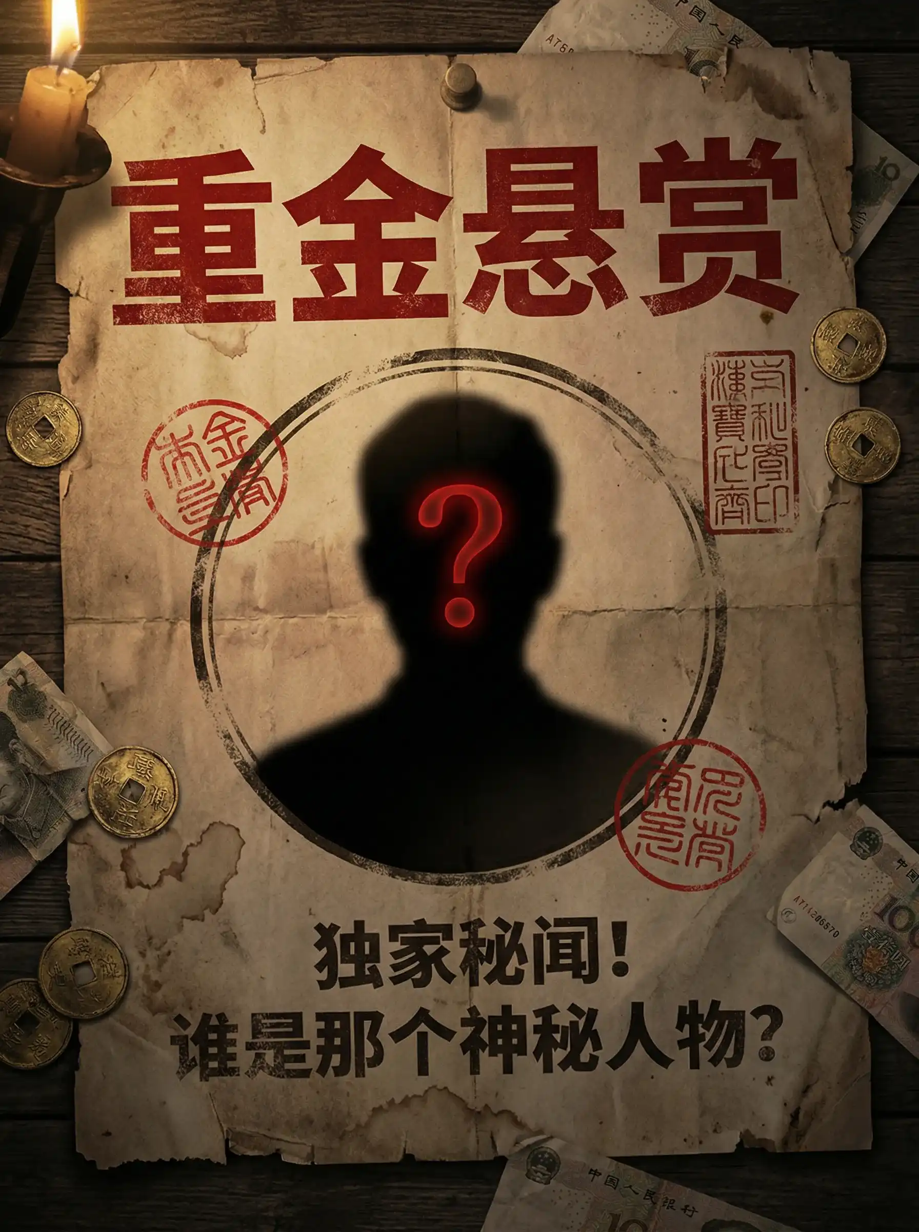 喷水 - 重金悬赏线索征集令